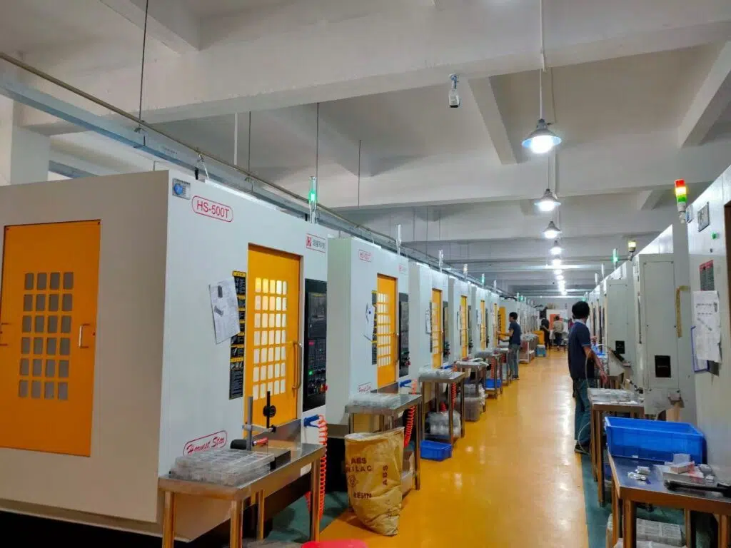 CNC machining workshop