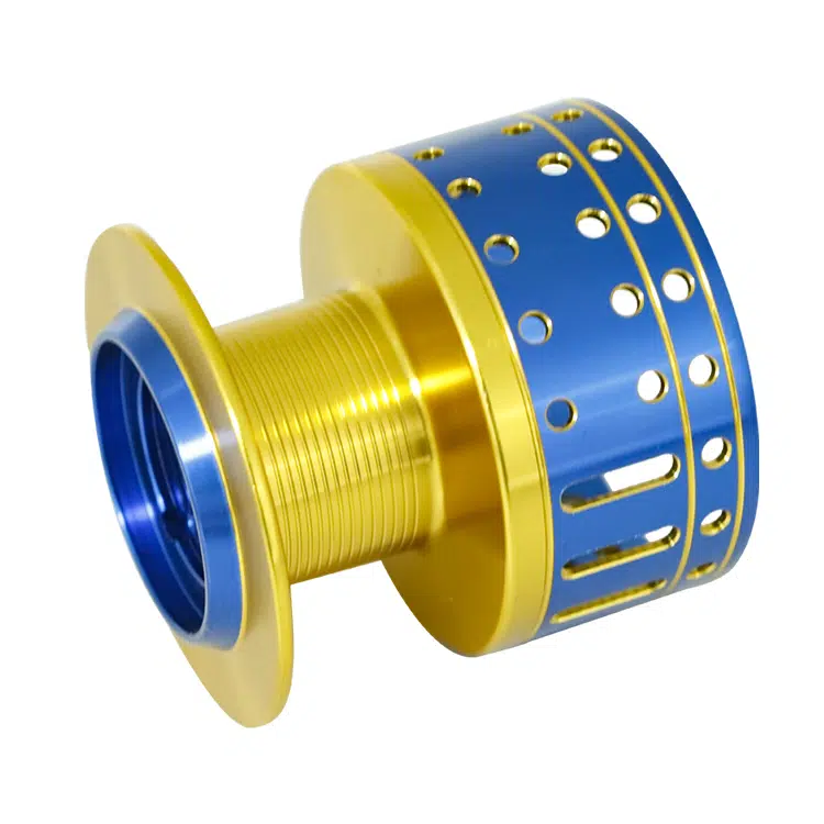 Matériel de pêche en aluminium multicolore