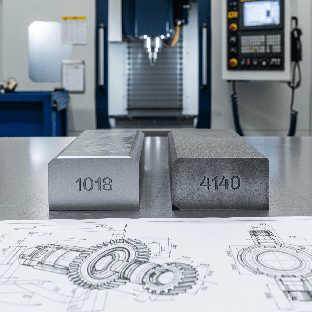1018 steel and 4140 steel parts CNC machining