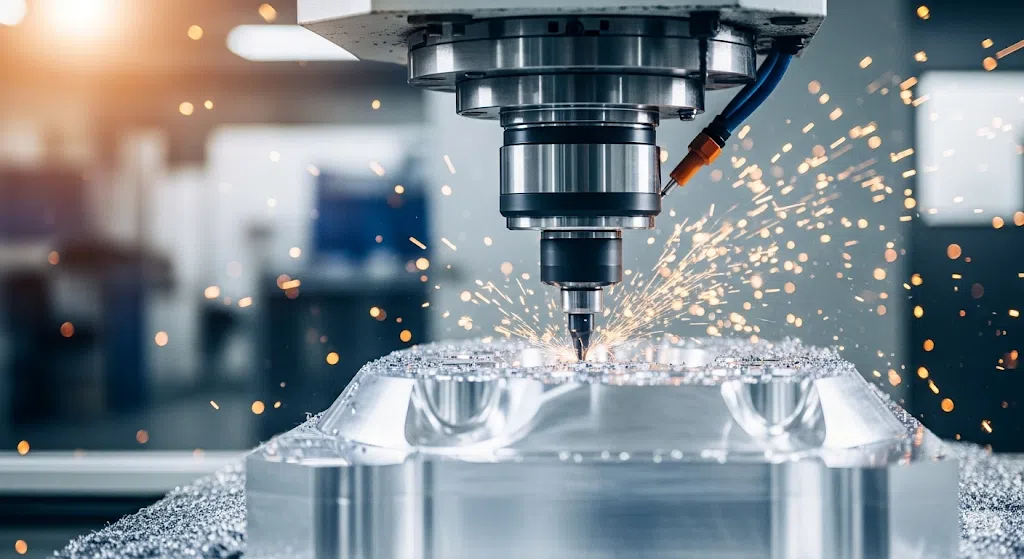 Processus d'usinage CNC en aluminium 1050