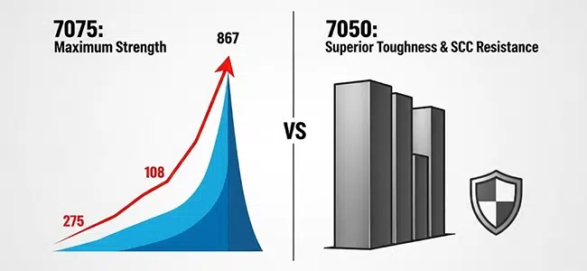 Résistance à la traction de l'aluminium 7075