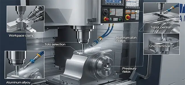 Liuc d'usinage CNC en aluminium