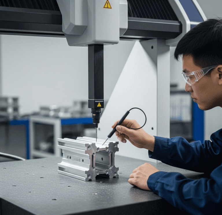 Aluminum profile parts CNC machining custom manufacturer e1753862659226