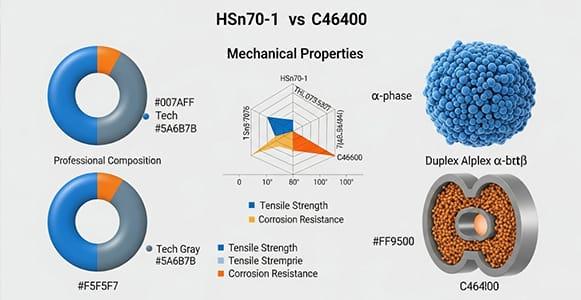 Brass HSn70 1 vs C46400