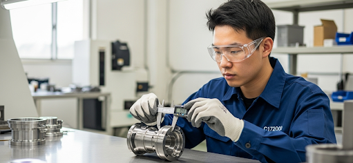 Inspección de piezas de latón para mecanizado CNC e1753861330523