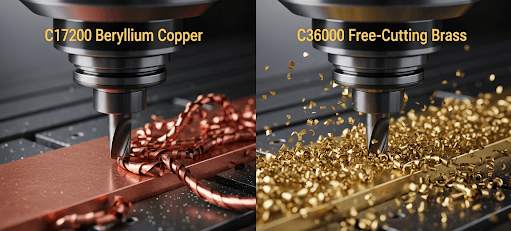 Piezas de latón C17200 C36000 para mecanizado CNC e1753860741148
