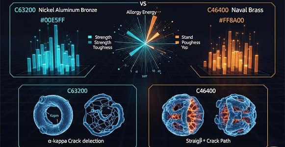C63200 Nickel Aluminum Bronze vs. C46400 Naval Brass