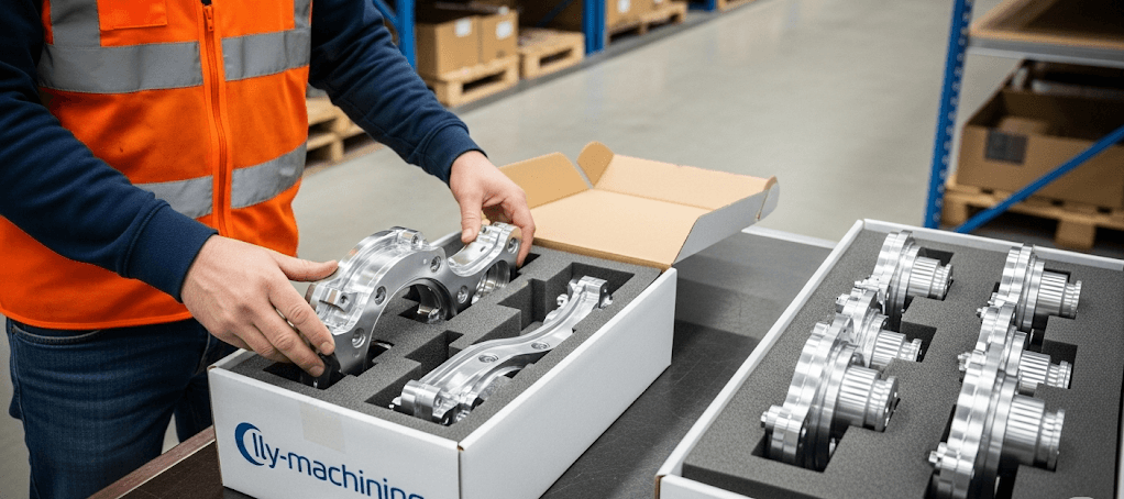 CNC işleme parçaları paketleme e1753155749405