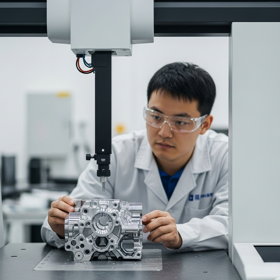 Mastering Tolerance Stack-Up in CNC Machining Design 53 CNC machining tolerance inspection e1753193202437