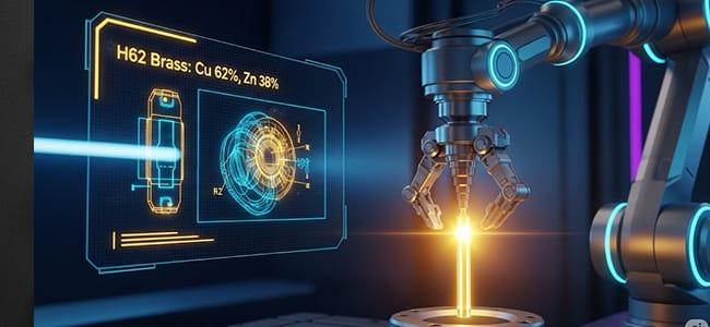 Elemental analysis of H62 brass material
