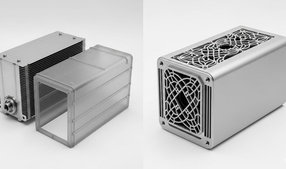 Extrudierter Aluminium-Kühlkörper CNC-Bearbeitung