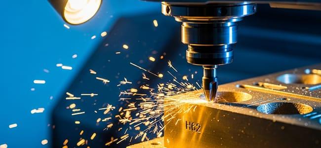 H62 brass parts cnc machining process