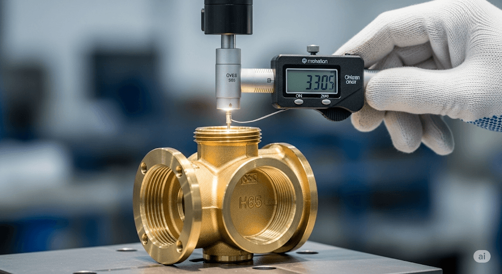 H65 brass parts inspection