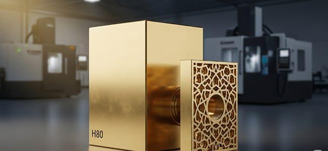 H80 brass parts blank CNC processing process