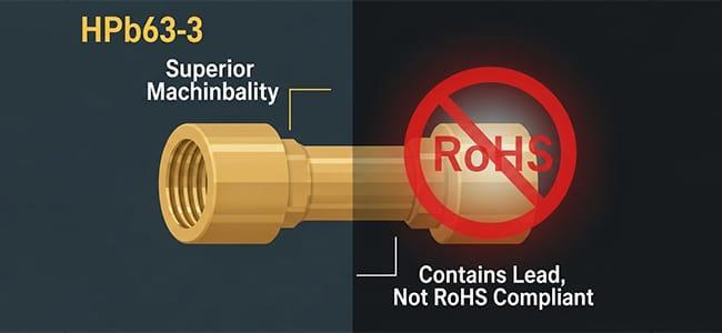 HPb63 3 brass RoHS environmental protection elements
