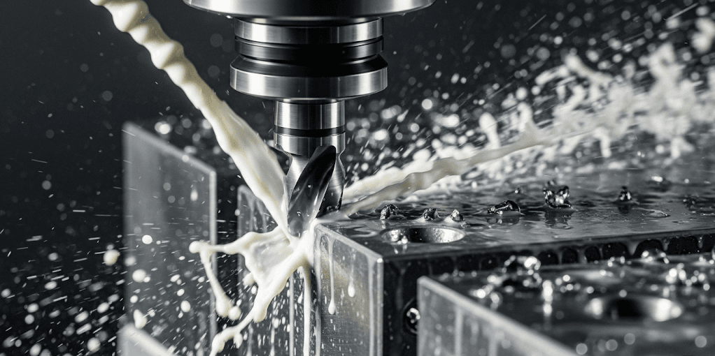 M08 CNC işleme etkisi, kesim öncesinde soğutucuyu açma e1752744564384