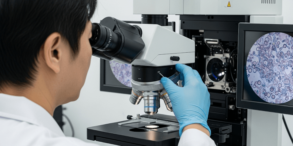 Optical microscope CNC machining lens usage scenarios e1752644386491