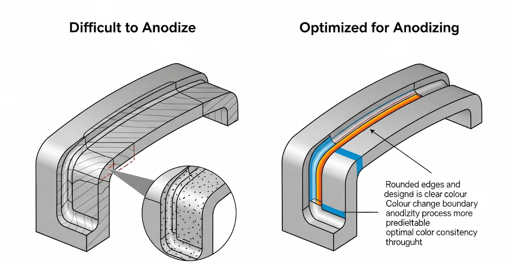 Alüminyum CNC işleme parçalarının anodize edilmesinin neden zor olduğu e1752818966710