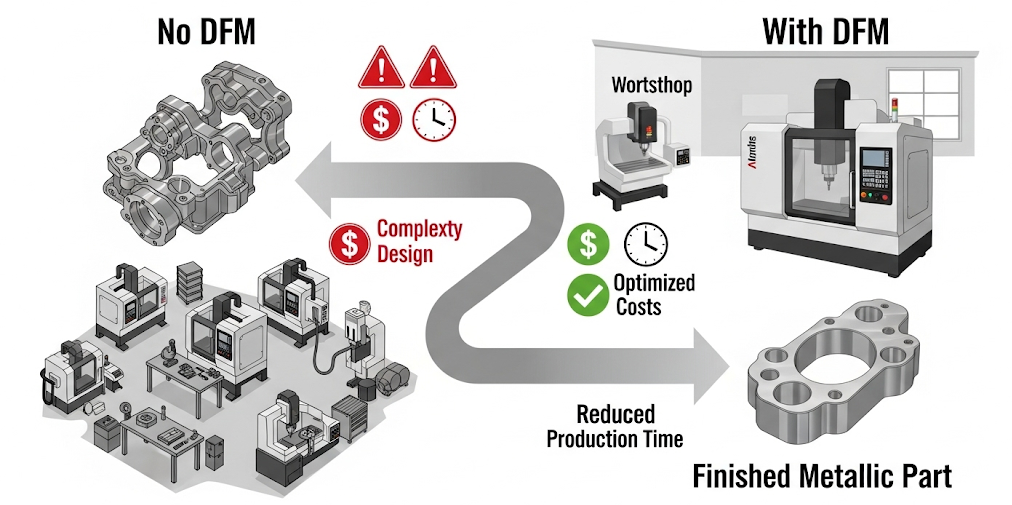 CNC işlemede DFM'nin rolü e1752820884562