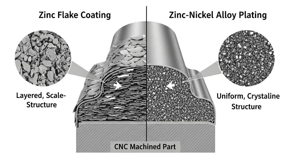 Descomposición del material de aluminio CNC