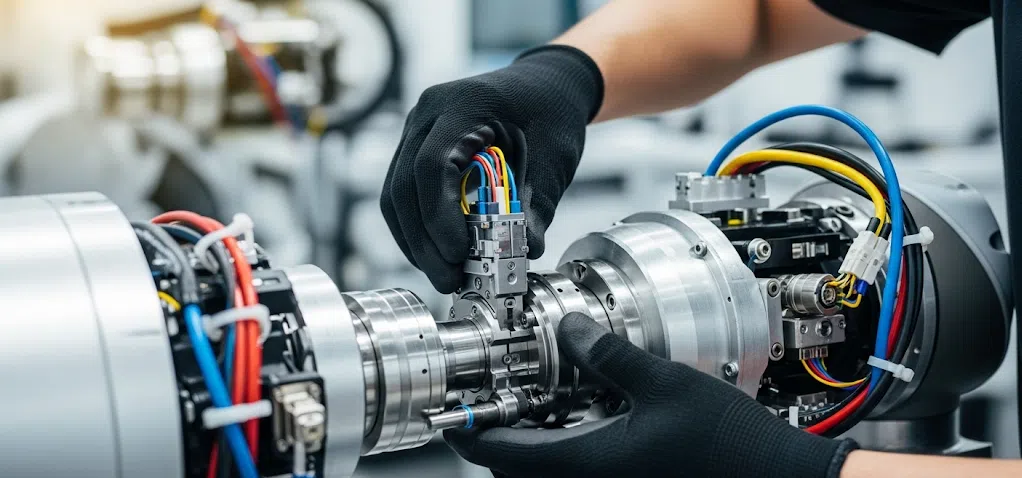 Ensamblaje de piezas de articulación del robot e1754469520769