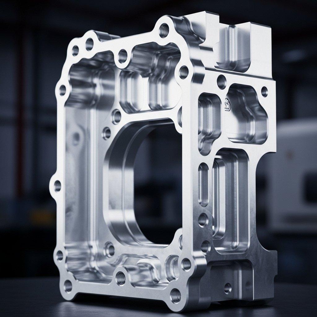 Hochpräzises Aluminium-CNC-gefertigtes Teil mit detaillierten Feinheiten, makelloser Oberflächenqualität und Luft- und Raumfahrt-Standards 1