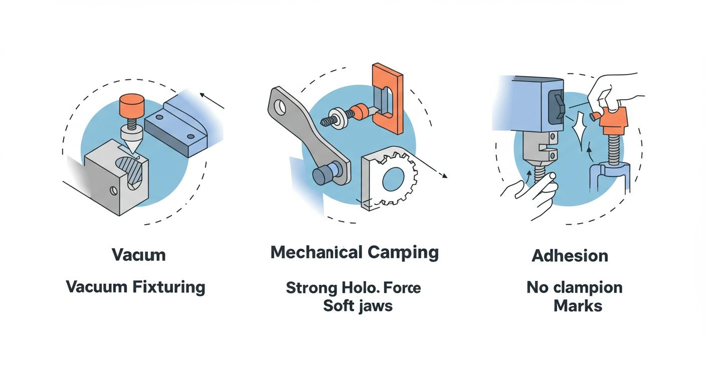 Thin walled parts CNC machining customization process 1
