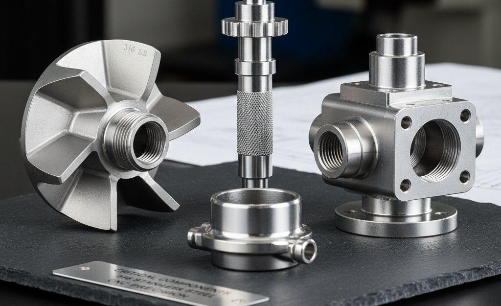 304 vs 316 Stainless Steel: CNC Machining Performance Comparison 3 316 stainless steel CNC parts precision machined components medical instrument parts marine chemical industry pharmaceutical fittings e1761099467819