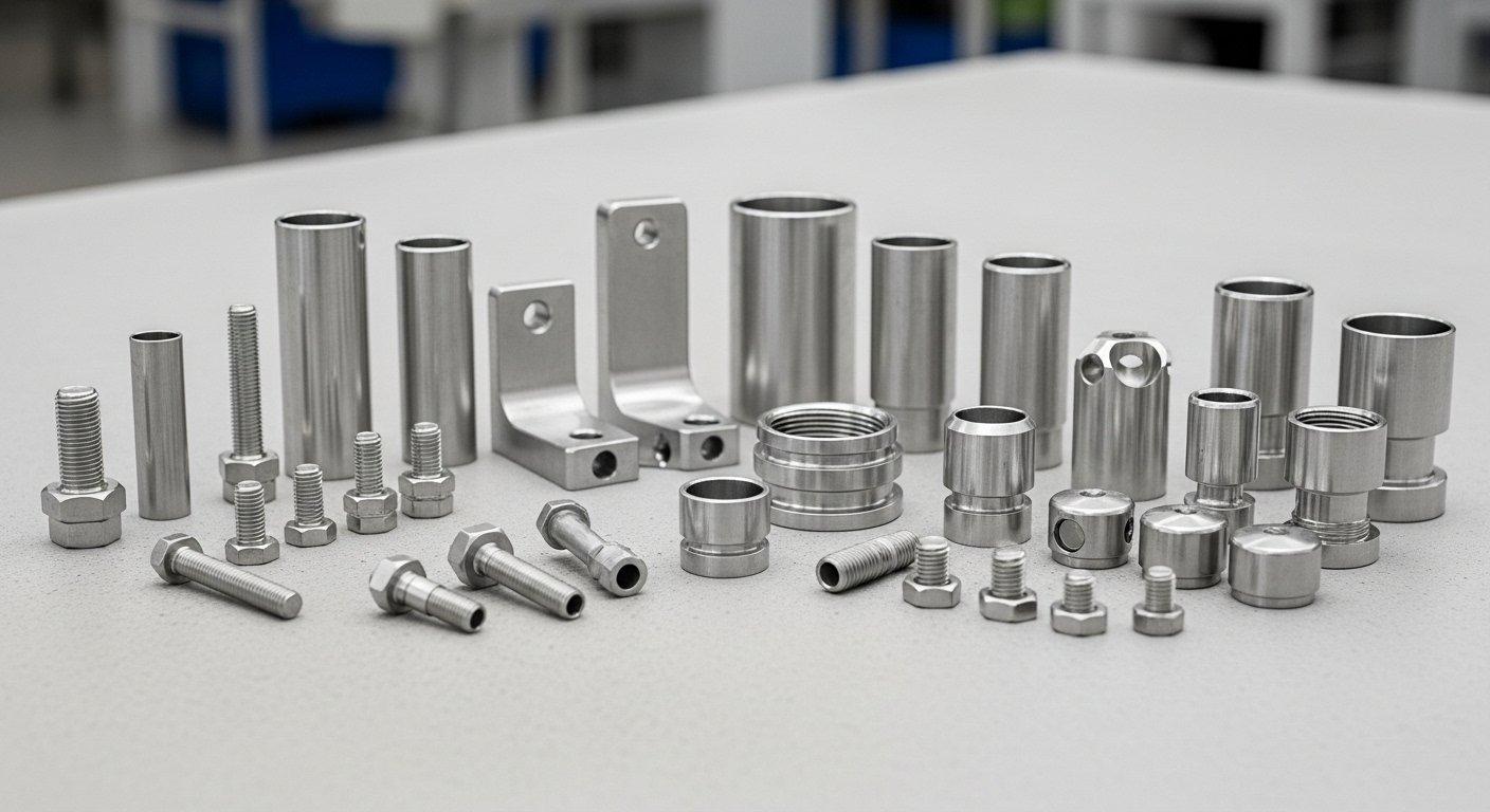 Elementos de fijación, soportes y accesorios de acero inoxidable 316L