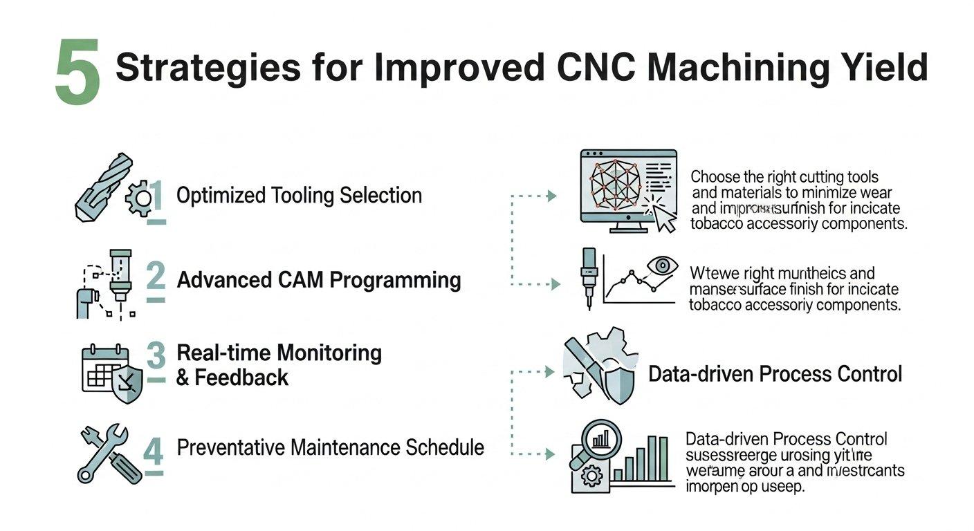 5 estrategias de rendimiento en mecanizado CNC para piezas de tabaco