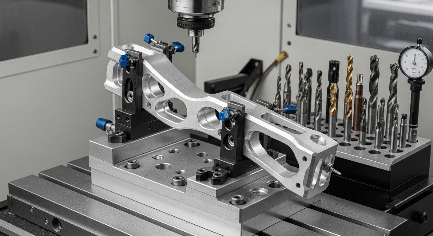 Bogenbauteile Bearbeitung auf CNC-Maschine