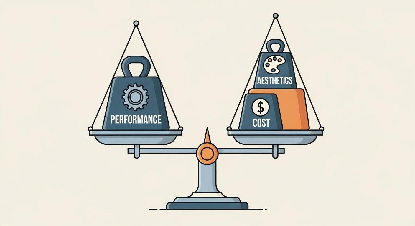 Balance Performance Esthétique Coût