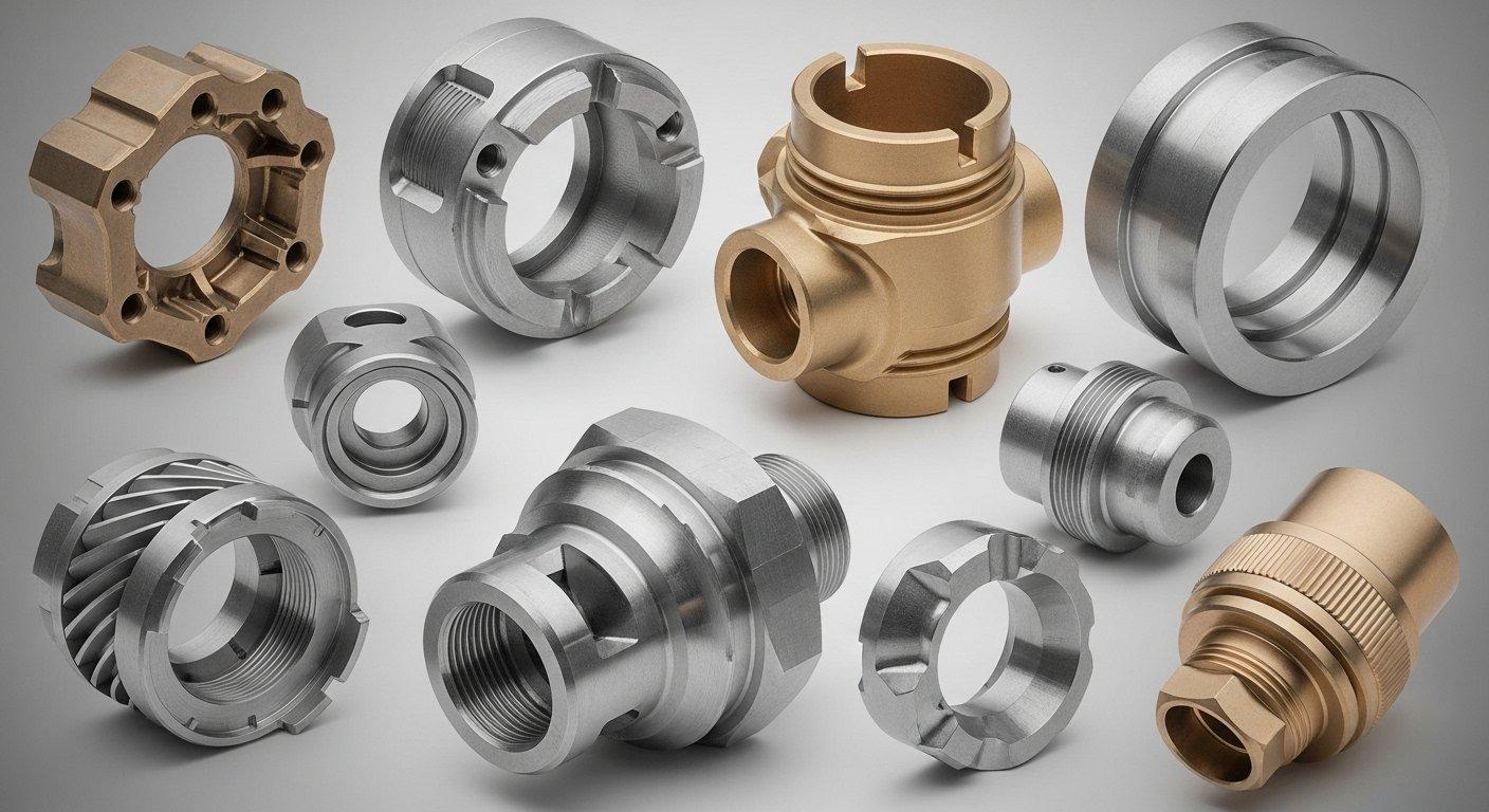 Excellente machinabilité des pièces CNC en bronze d'aluminium C61400