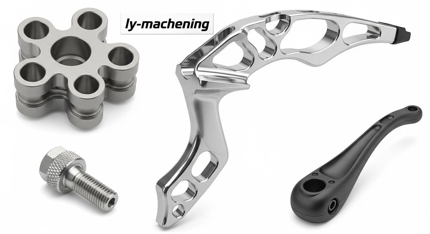 CNC-gefräste Bogenschießteile aus Aluminium und Titan po