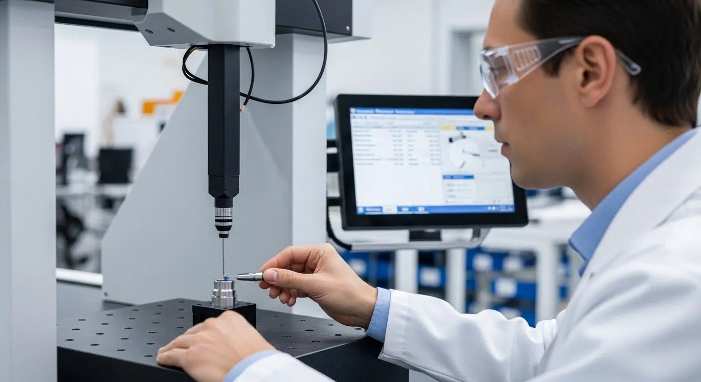 Pièce de vapotage usinée CNC, inspection de qualité CMM