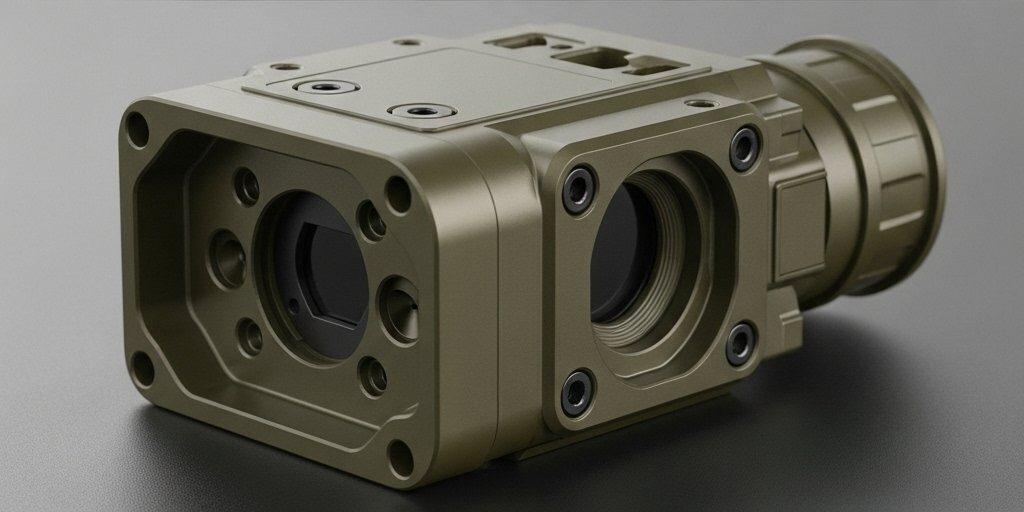 Night Vision Enclosure CNC machining : Anodizing or Painting? 1 CNC machining, aluminum enclosures, night vision devices, hard anodize, military finish