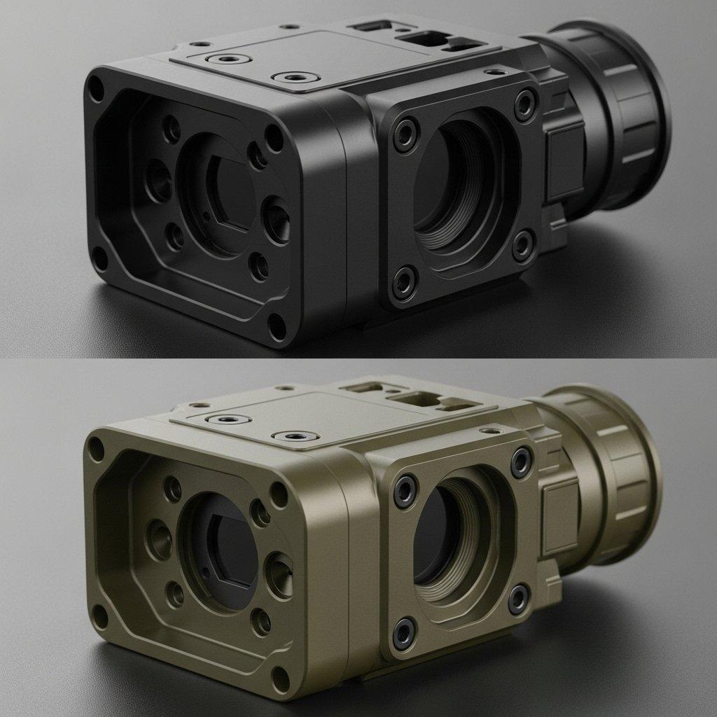 Night Vision Enclosure CNC machining : Anodizing or Painting?