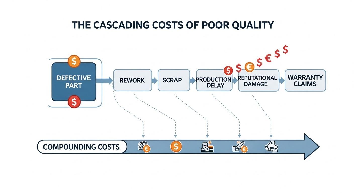 CNC-Qualitätsprobleme bei Teilen, die sich verschärfen