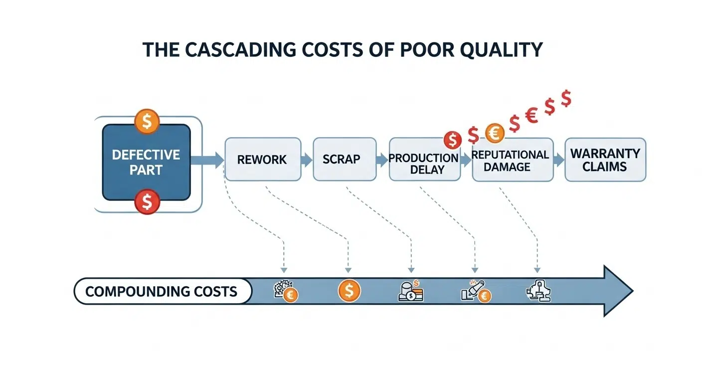 Problèmes de qualité des pièces de précision CNC se compliquant