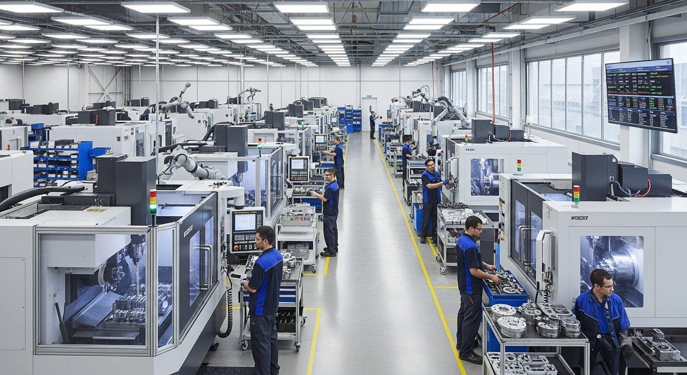 Fábrica de mecanizado CNC personalizado con técnicos