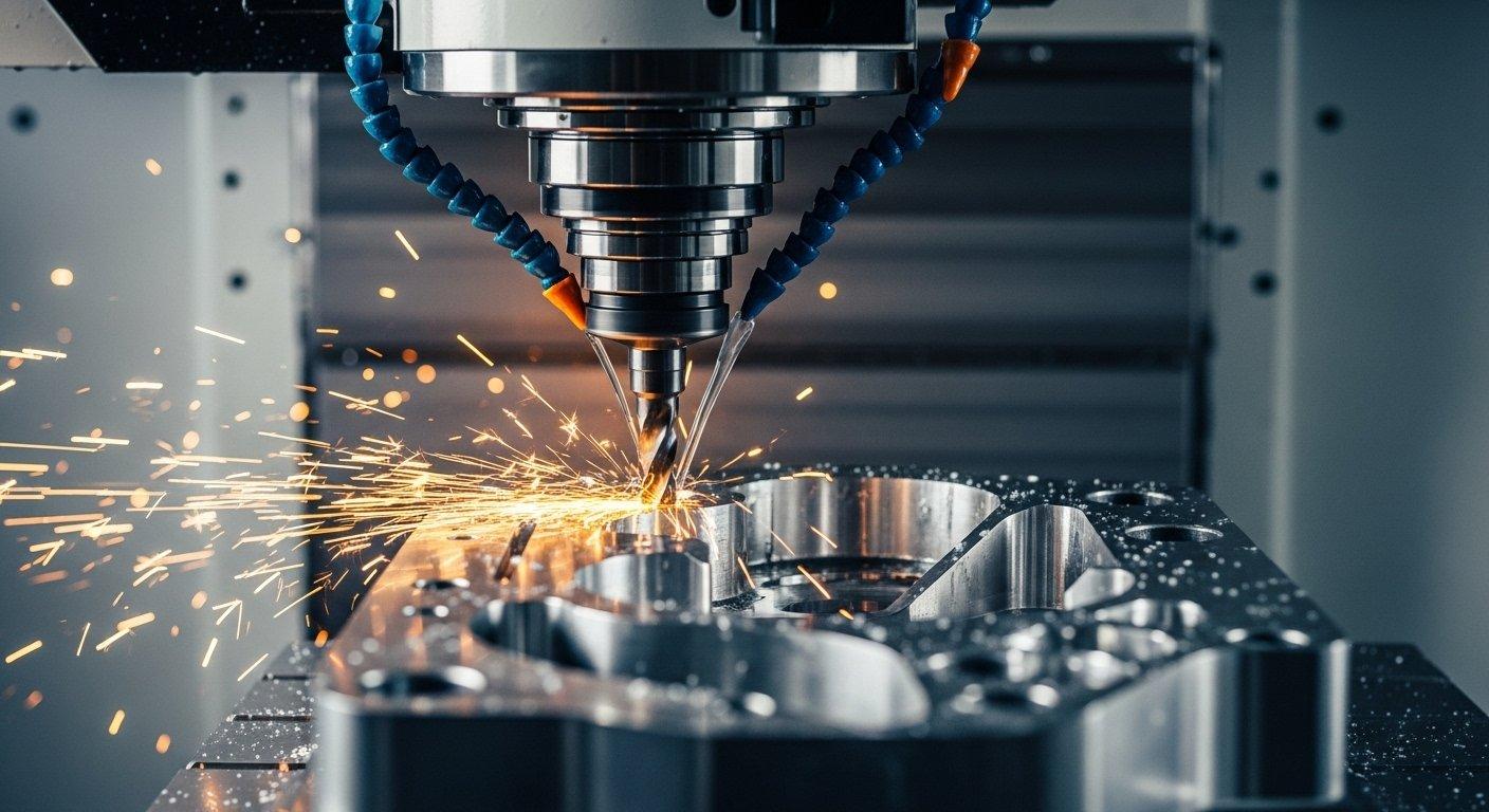 Proceso de mecanizado CNC personalizado, herramienta corta metal