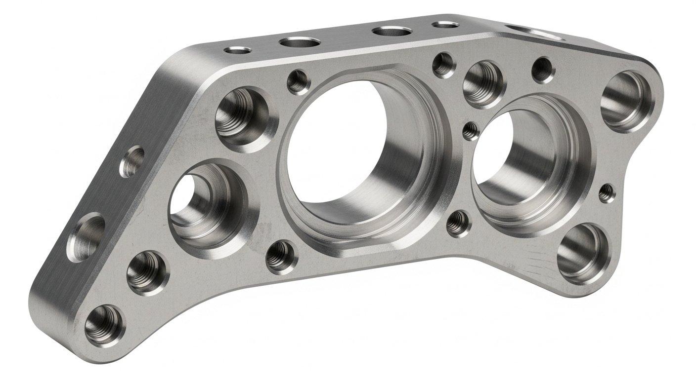 Support personnalisé en Ti 6Al 4V pour CNC de précision