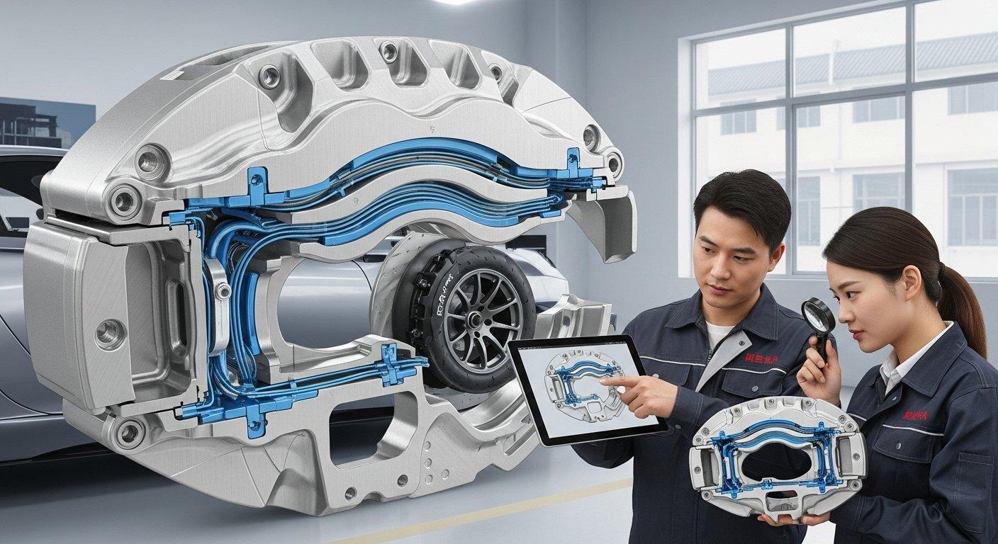 Yüksek performanslı CNC bisiklet fren kaliperi