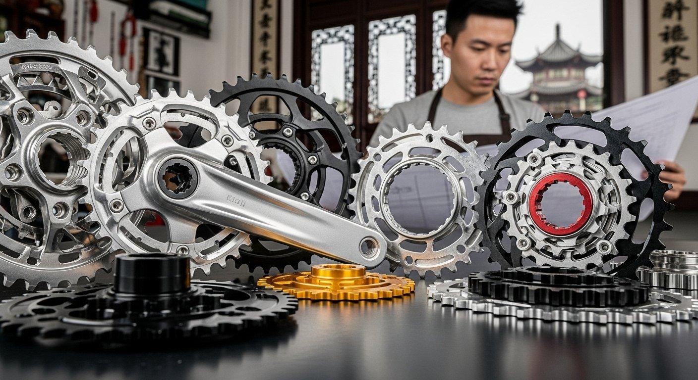 Yüksek performanslı CNC bisiklet aktarma organları