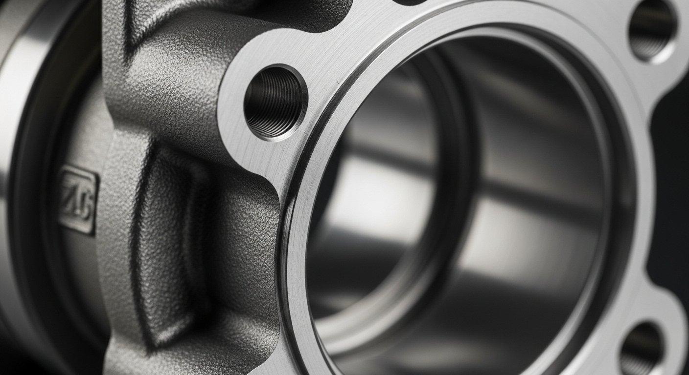 Canais internos de precisión en el cuerpo de la válvula 316L