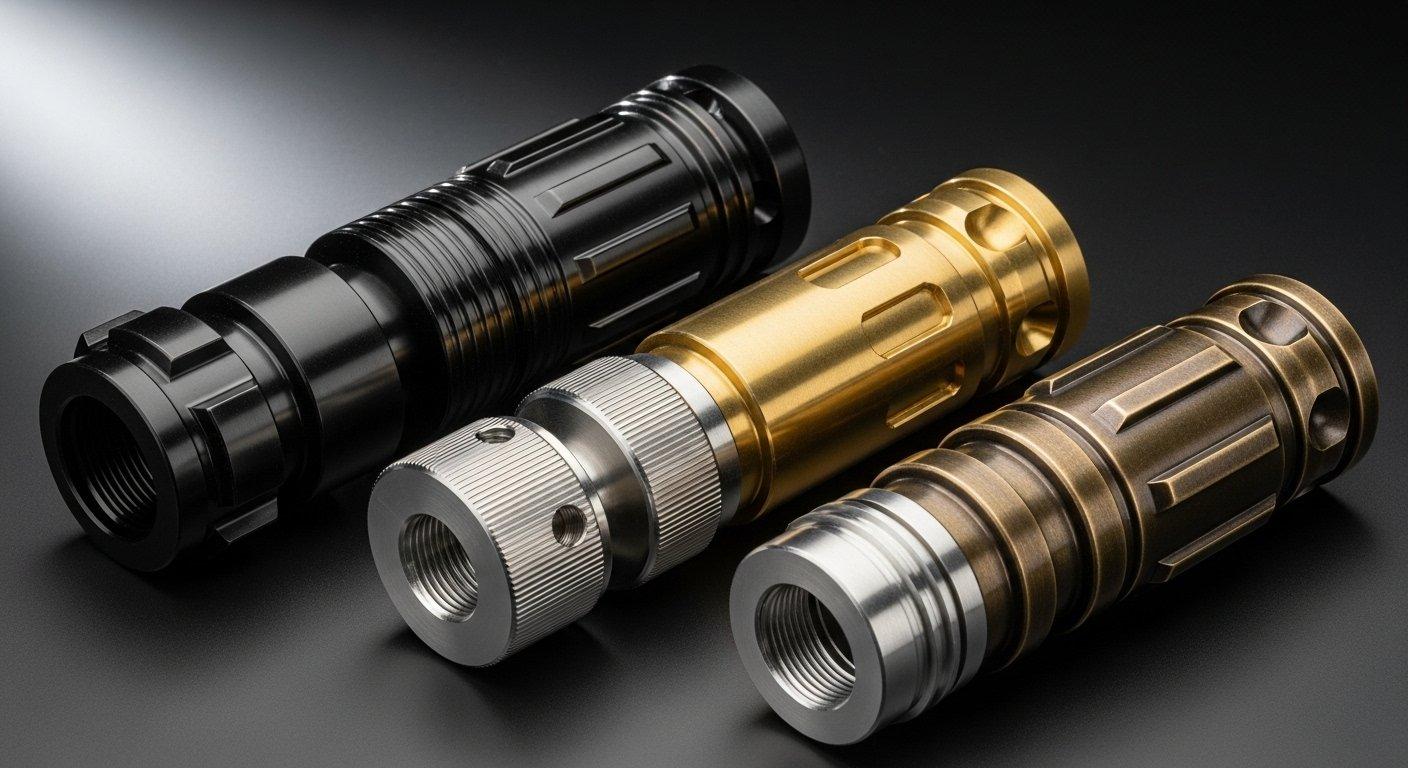 Präzisions-CNC-Teile für Lightsaber-Emitter aus Aluminium
