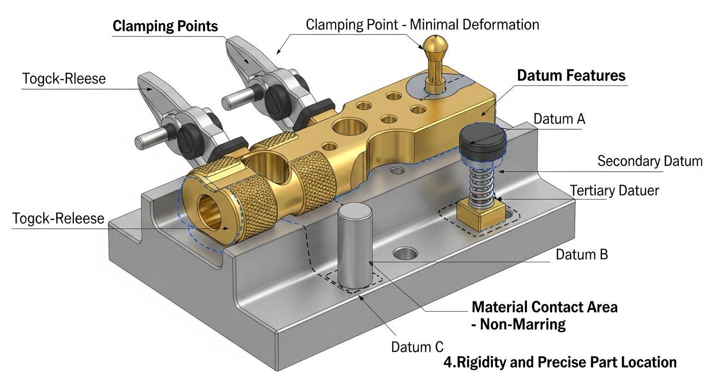 Fijación de precisión CNC para piezas de accesorios para tabaco