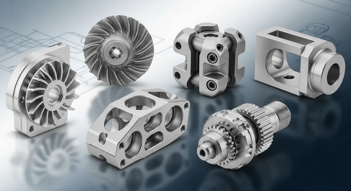 Inspection des pièces de sabre laser usinées avec précision CNC