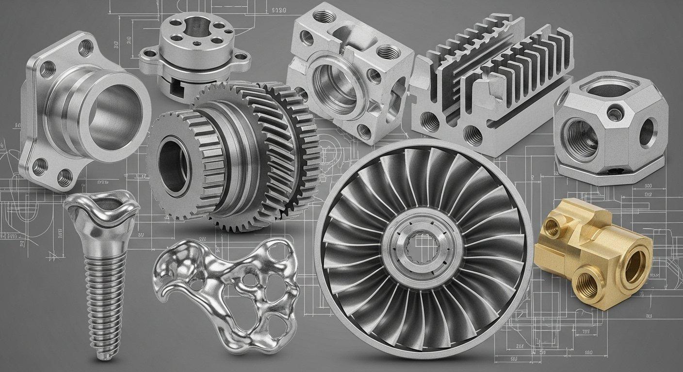Piezas CNC personalizadas de precisión en múltiples industrias