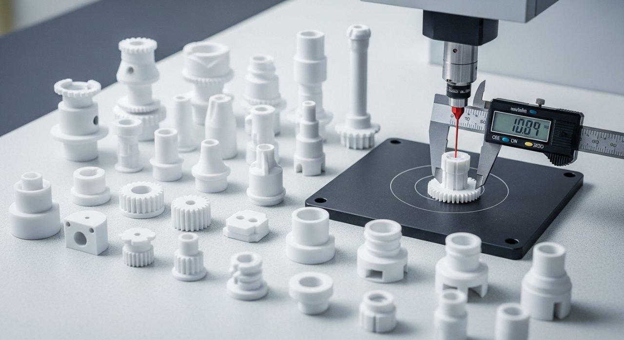 food-grade PP parts, CNC machined polypropylene, precision plastic components, quality inspected parts, custom polymer solutions